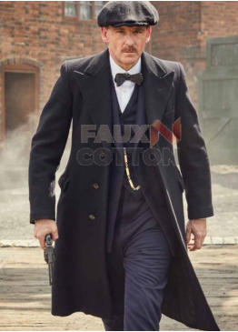 PEAKY BLINDERS PAUL ANDERSON (ARTHUR SHELBY) TRENCH COAT